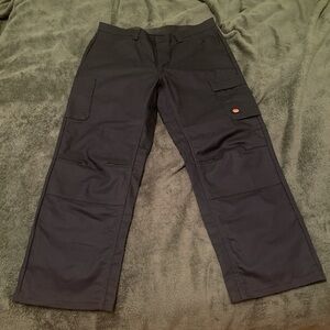 Men's Navy Work Cargo Pants - Durable Utility Trousers